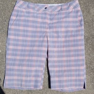 Cutter & Buck Annika Plaid Golf Shorts, Size 6